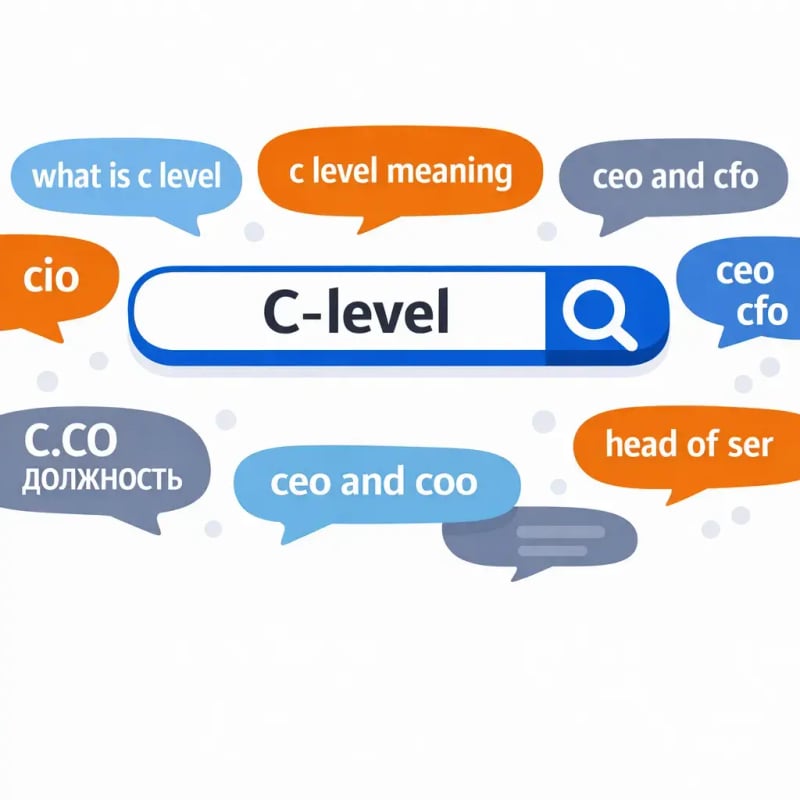 C-level (CXO): CEO, CFO, COO, CMO, CTO – positions and responsibilities